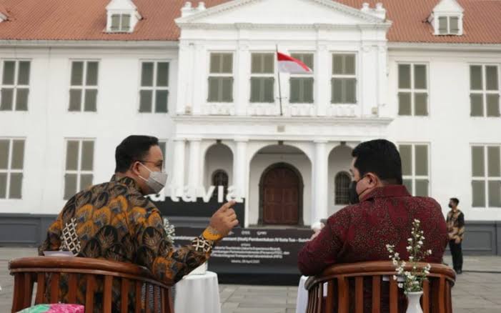 Anies Baswedan dan Erick Thohir