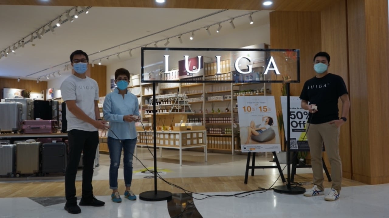 Pembukaan gerai keempat IUIGA di Lippo Mall Puri, Jakarta Barat.