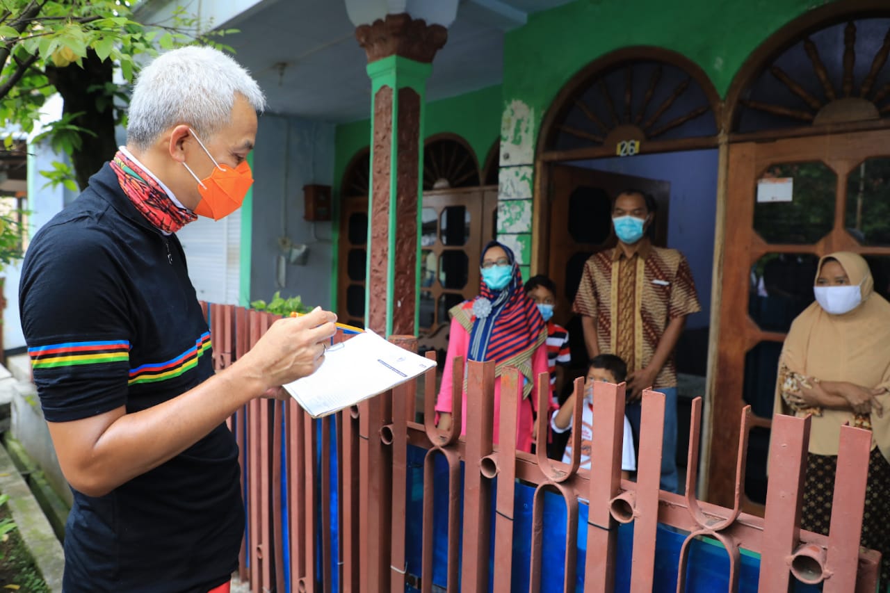 Gubernur Jawa Tengah Ganjar Pranowo.