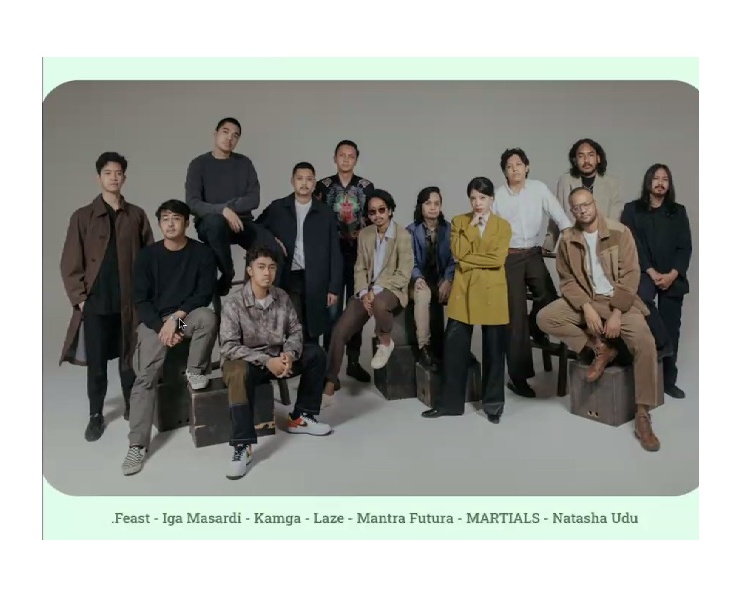 Para kolaborator untuk lagu Kedap Suara