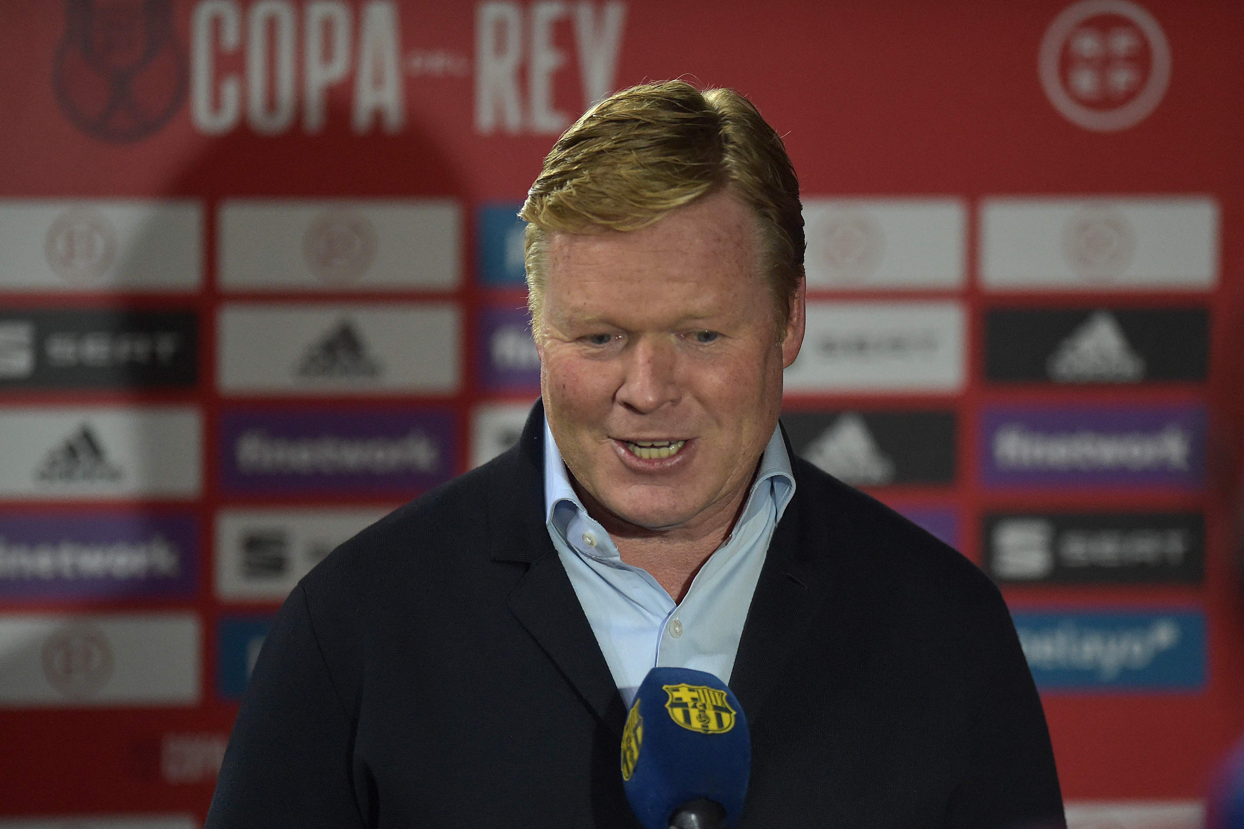 Pelatih Barcelona Ronald Koeman