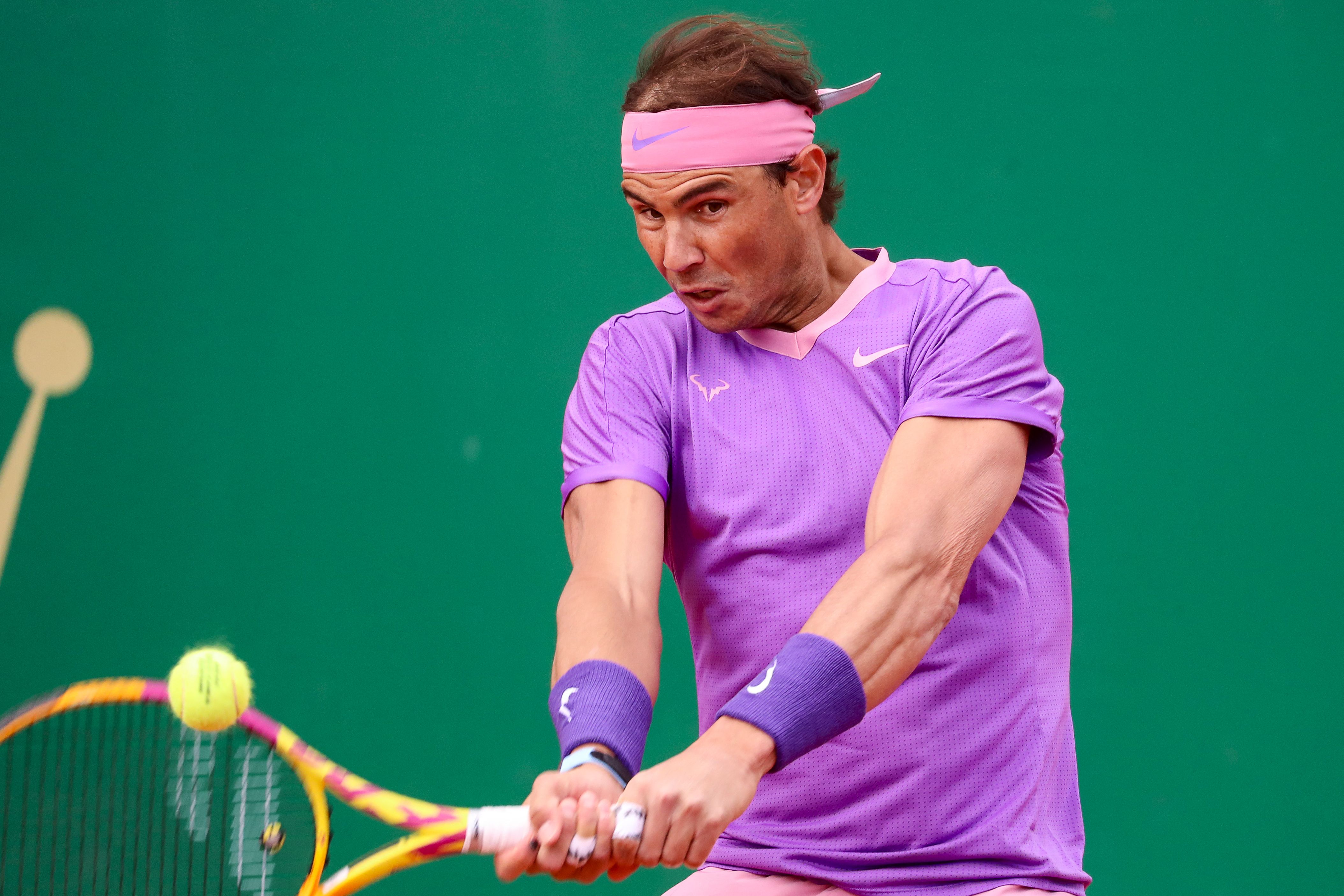  Rafael Nadal  melaju ke perempat final Monte Carlo Masters 2021 setelah mengalahkan  petenis unggulan ke-14 Grigor Dimitrov.