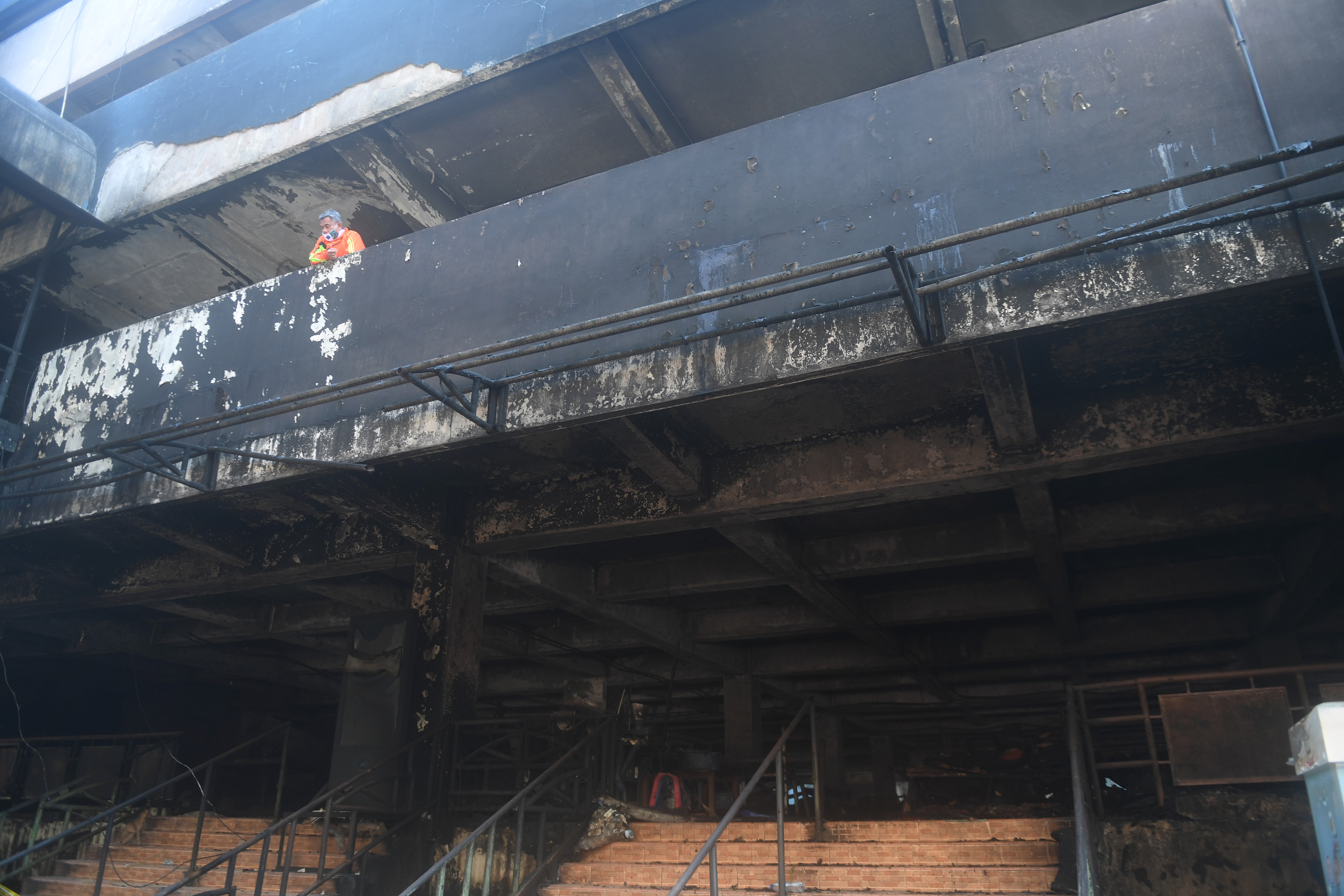 Dampak kebakaran pasar inpres Pasar Minggu