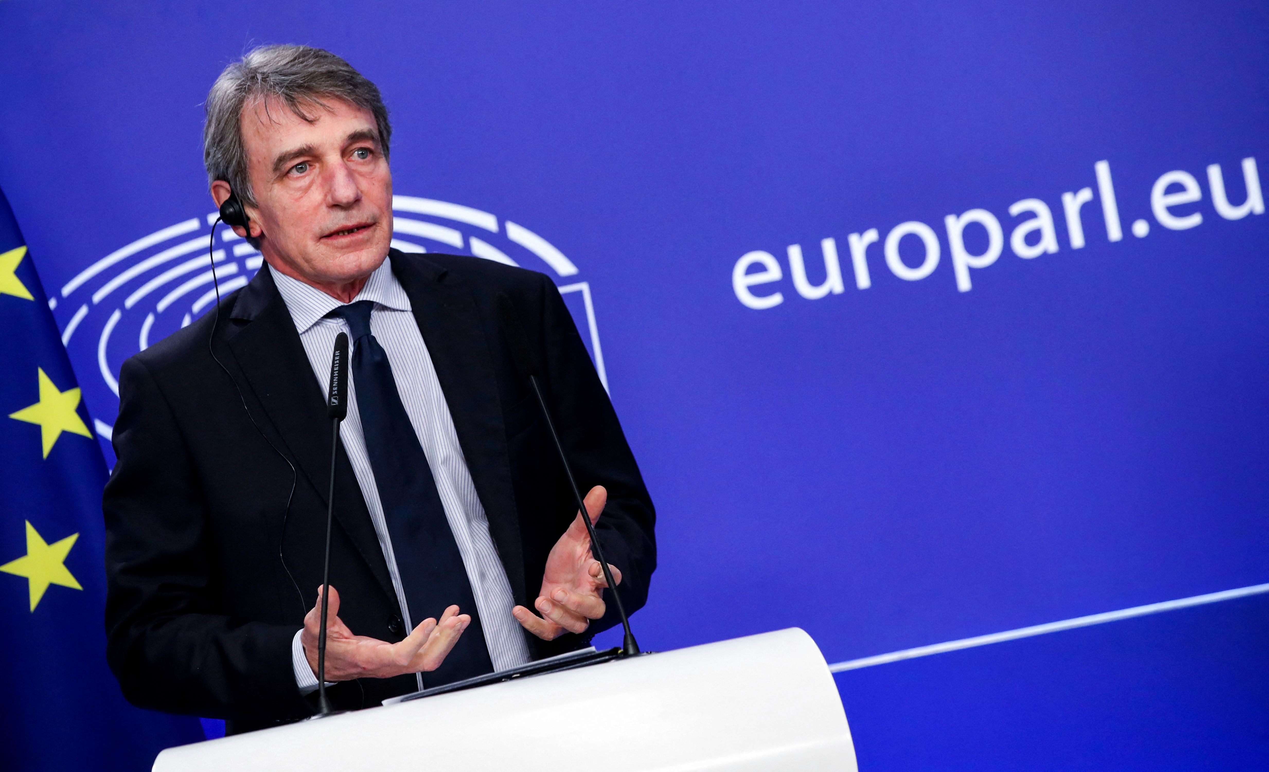 Presiden Parlemen Eropa David Sassoli