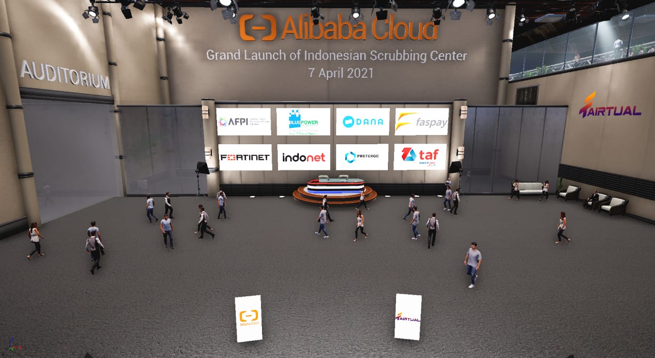 Firtual bekerja sama dengan Alibaba Cloud menggelar pameran virtual pada 7 April 2021.