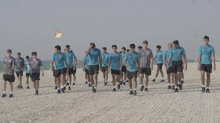 Timnas berlatih di Dubai