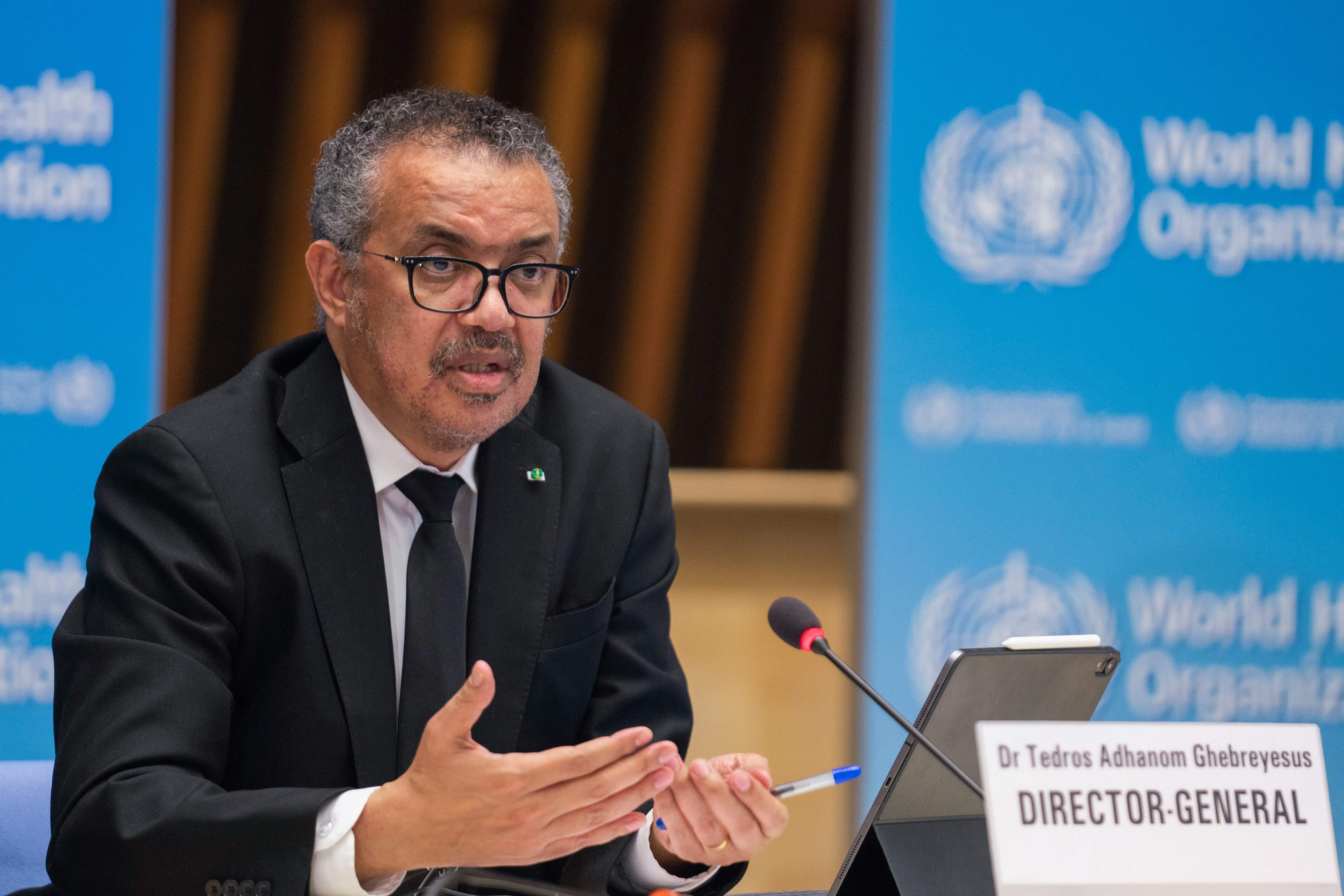 Direktur Jenderal WHO Tedros Adhanom Ghebreyesus
