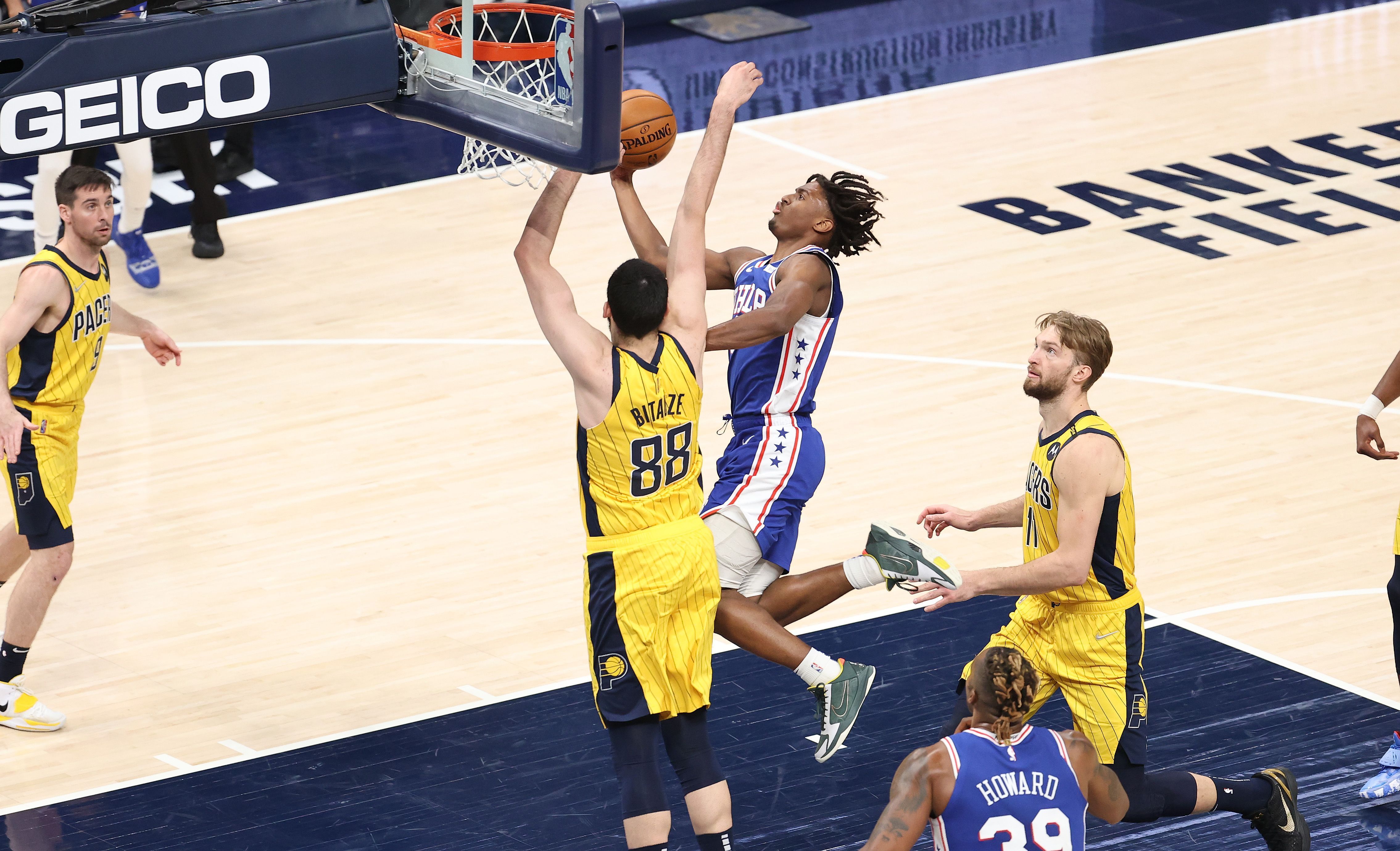 Lga NBA antara Indiana Pacers dan Philadelphia 76ers