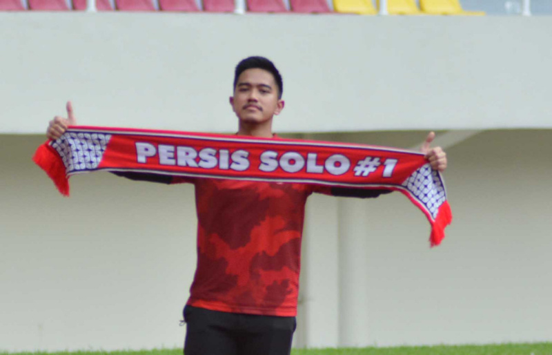 Direktur Utama Persis Solo Kaesang Pangarep