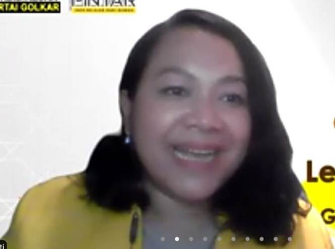 Pengurus Bidang Pendidikan dan Kebudayaan (Dikbud) DPP Partai Golkar Fitri Krisnawati Tandjung.