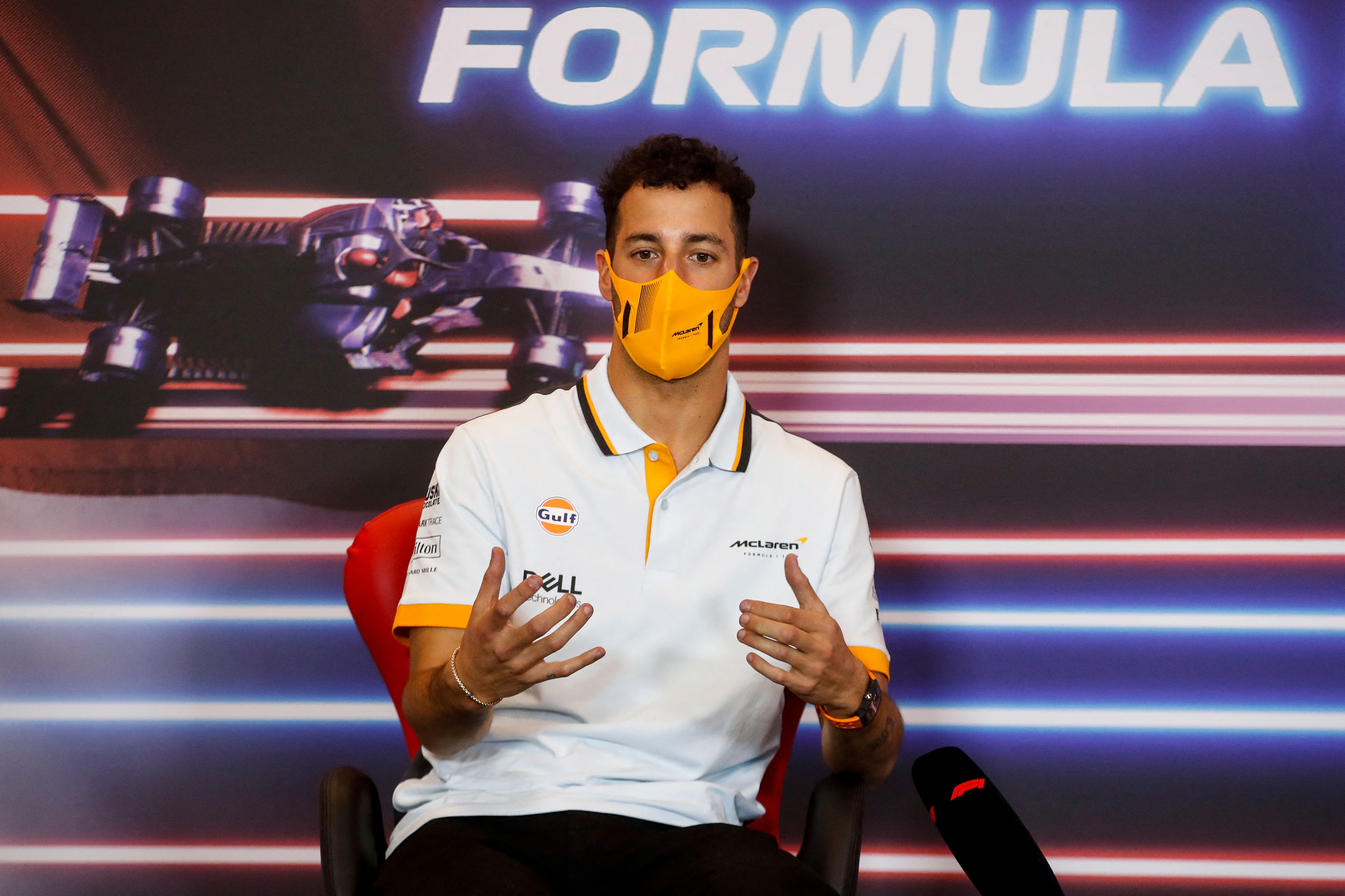 Pembalap McLaren Daniel Ricciardo