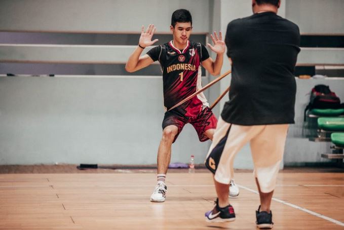 Pebasket timnas berlatih di TC menjelang Piala Asia FIBA.