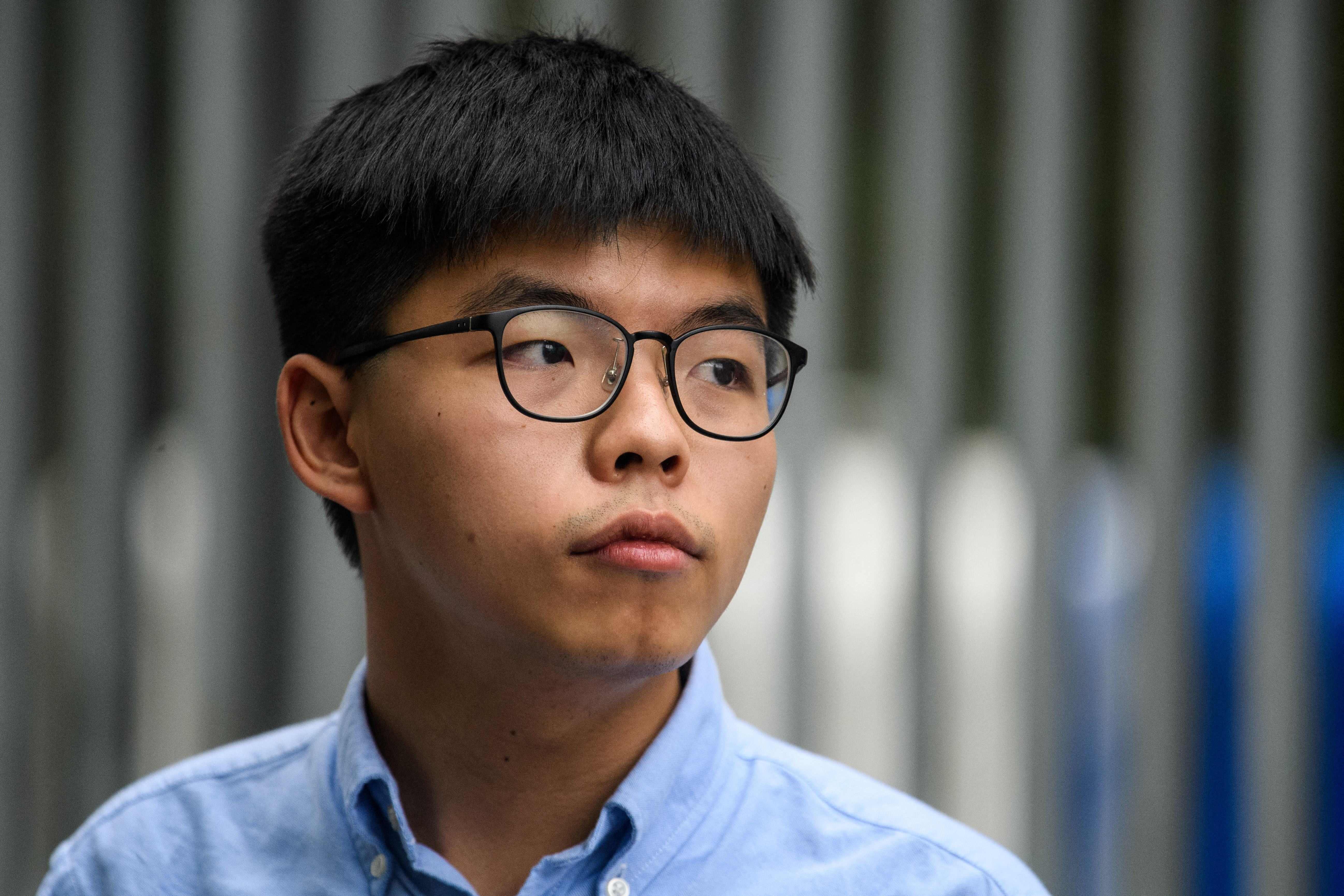 Aktivis pro-demokrasi Joshua Wong yang ditangkap dan dipenjara oleh pengadilan Hong Kong.