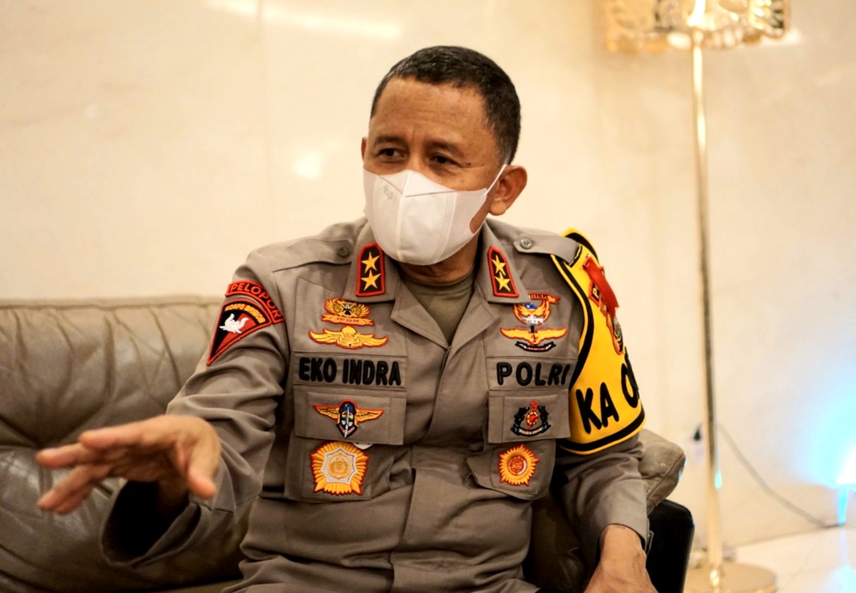 Kapolda Sumetra Selatan Irjen Eko Indra Heri
