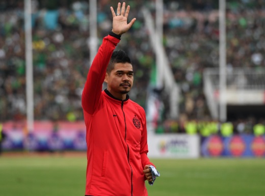 Bambang Pamungkas atau akrab disapa Bepe.