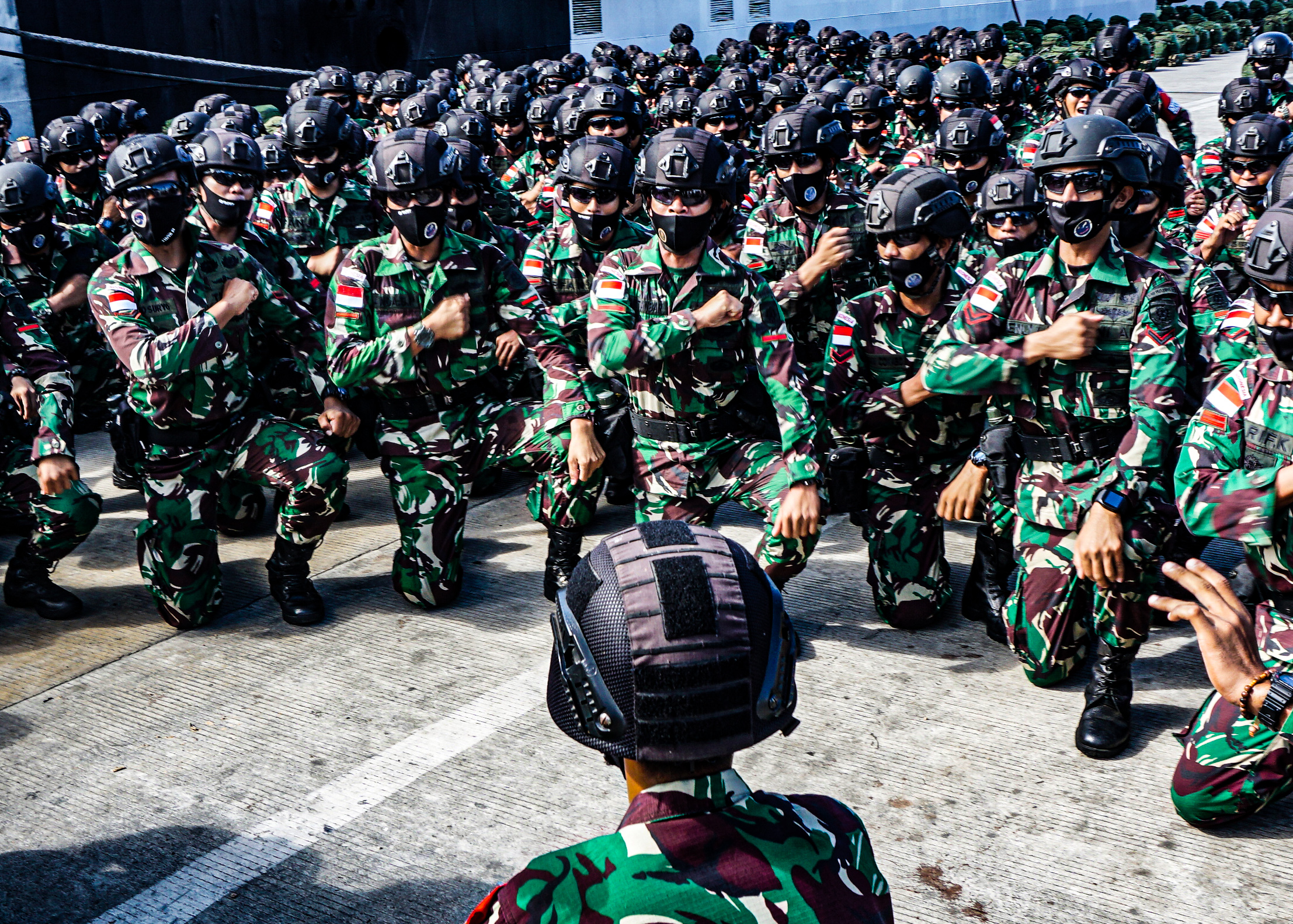 Ilustrasi Satgas Yonif yang bertugas di Papua