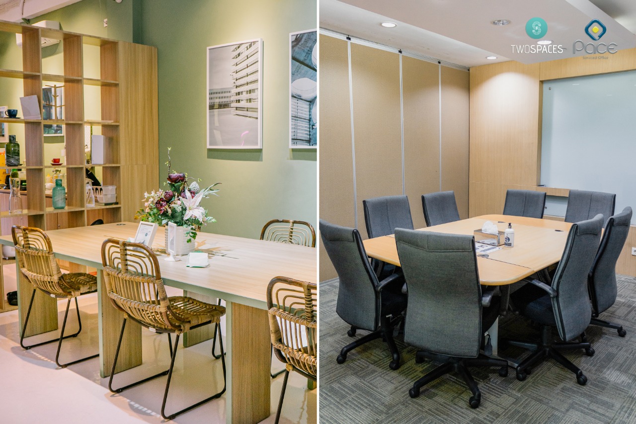 Ilustrasi ruang kerja fleksibel