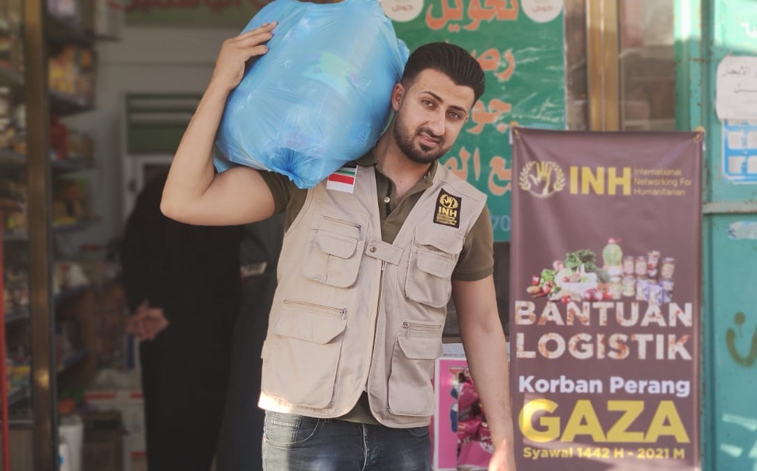 INH Salurkan Bantuan Kepada Warga Di Jalur Gaza