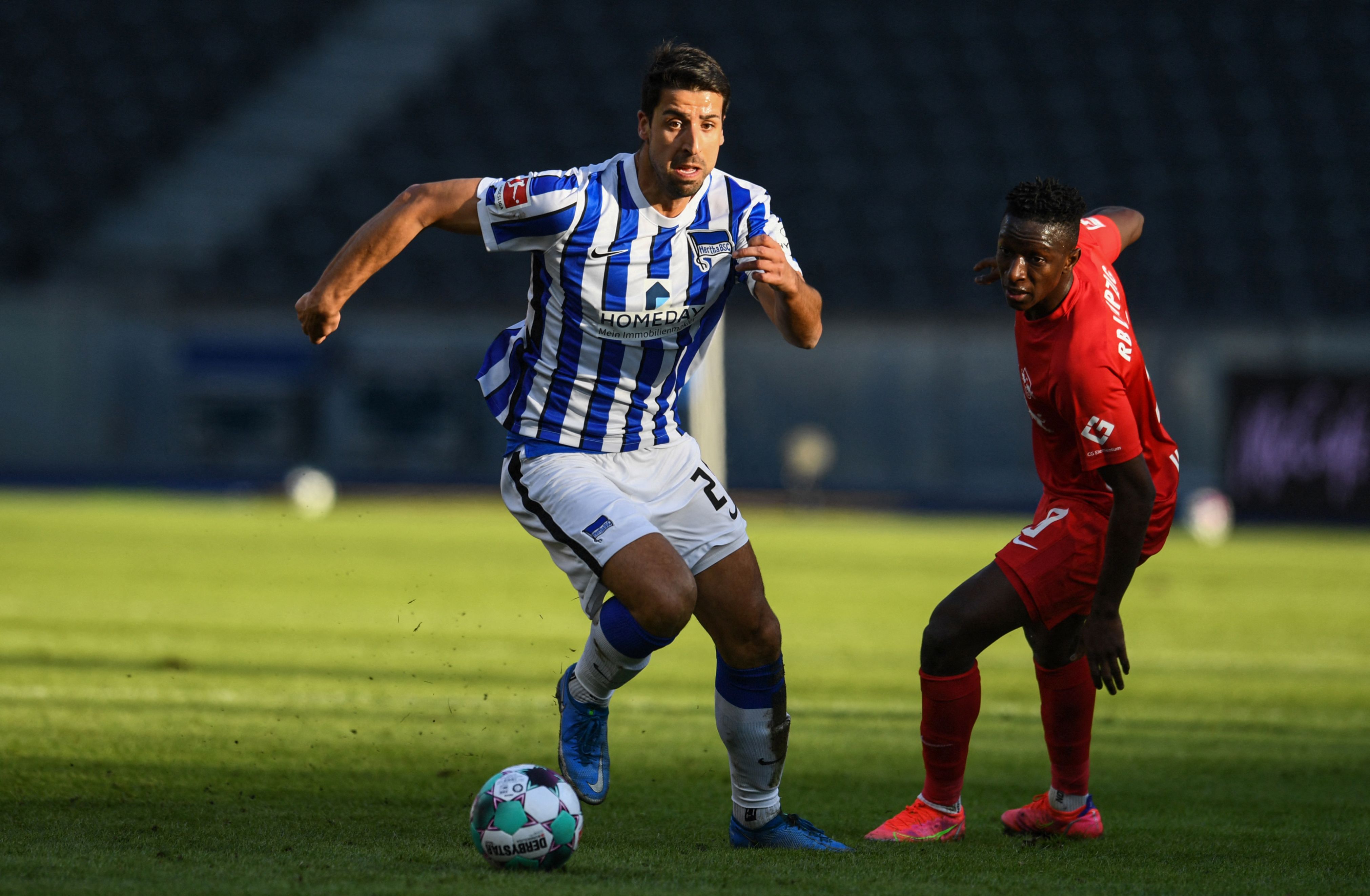 Gelandang Hertha Berlin Sami Khedira