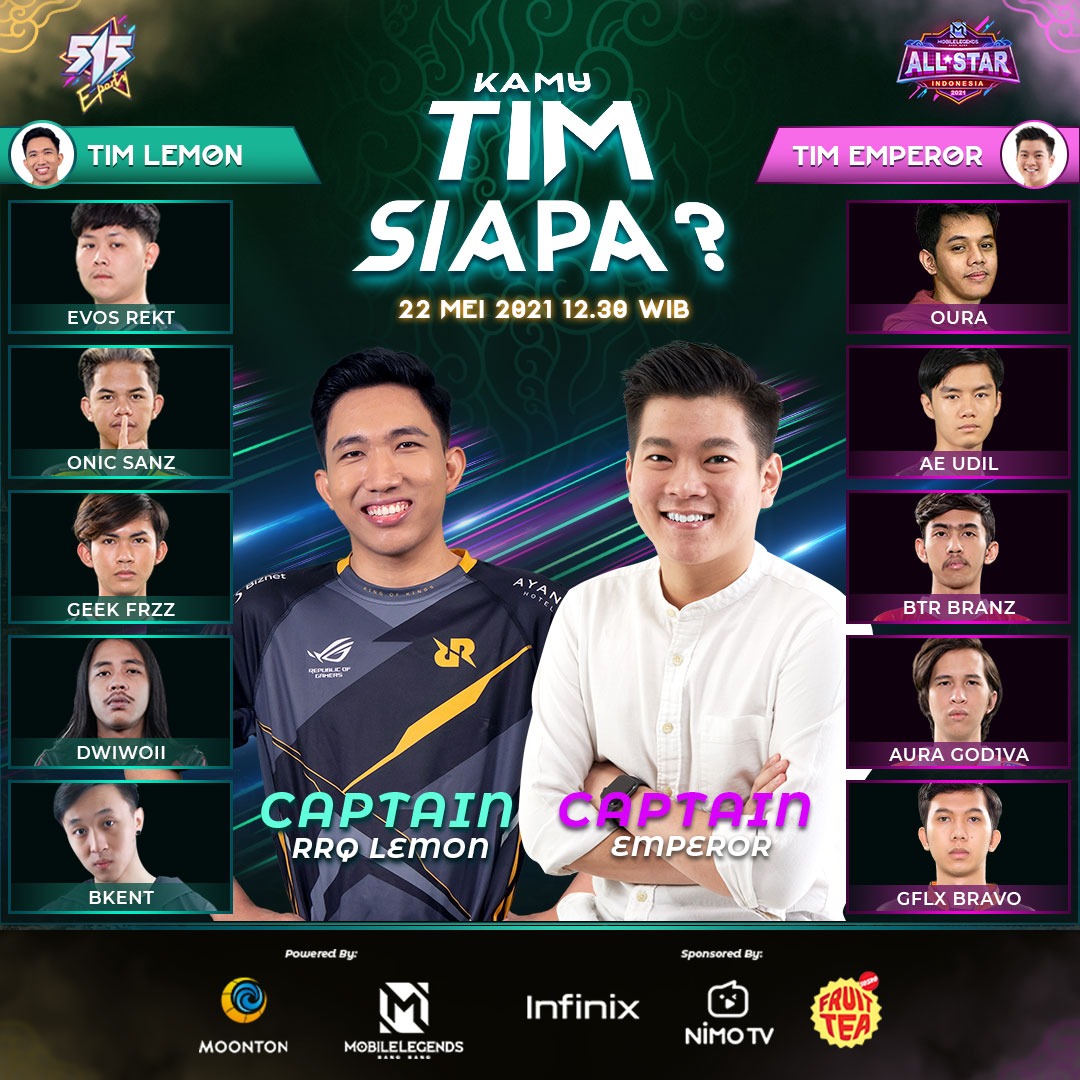Laga All Star Gim Mobile Legends Bang Bang Siap Digelar