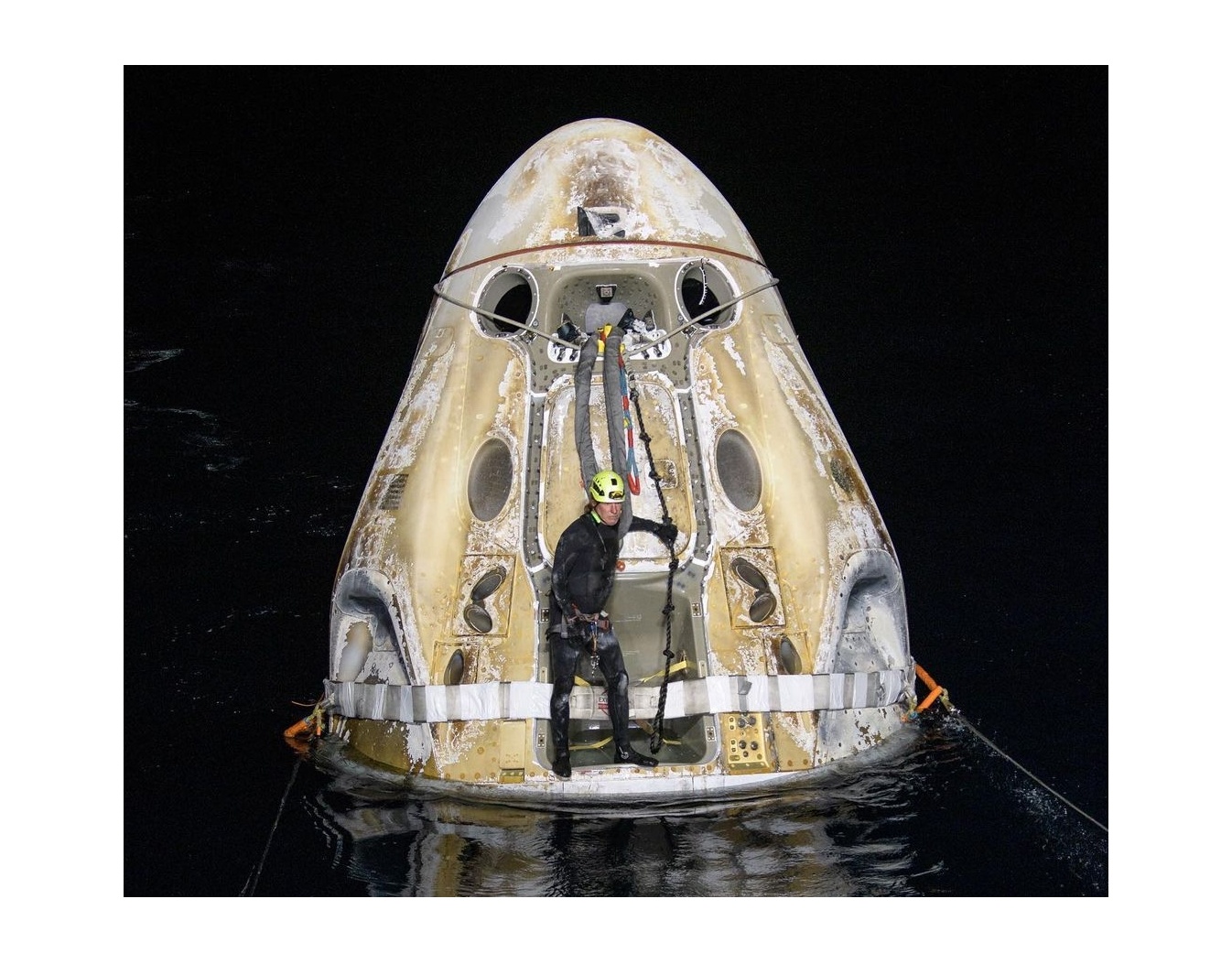 Situasi penjemputan astronaut SpaceX