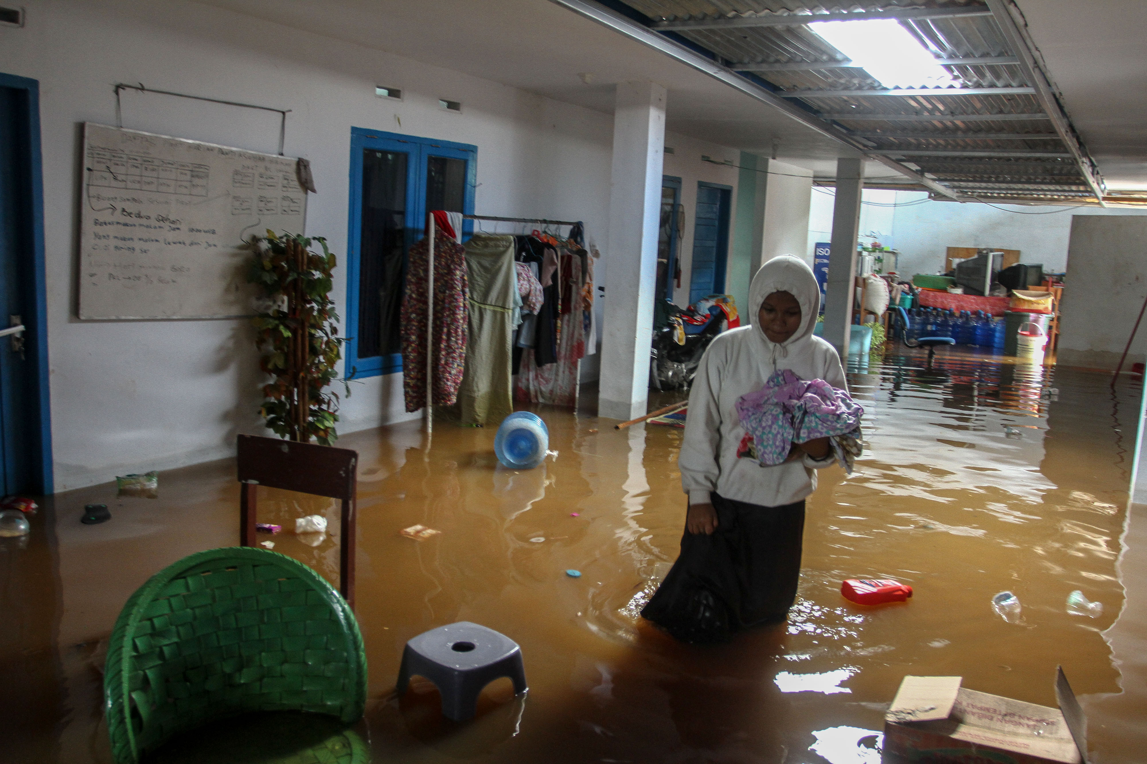 Ilustrasi kejadian banjir