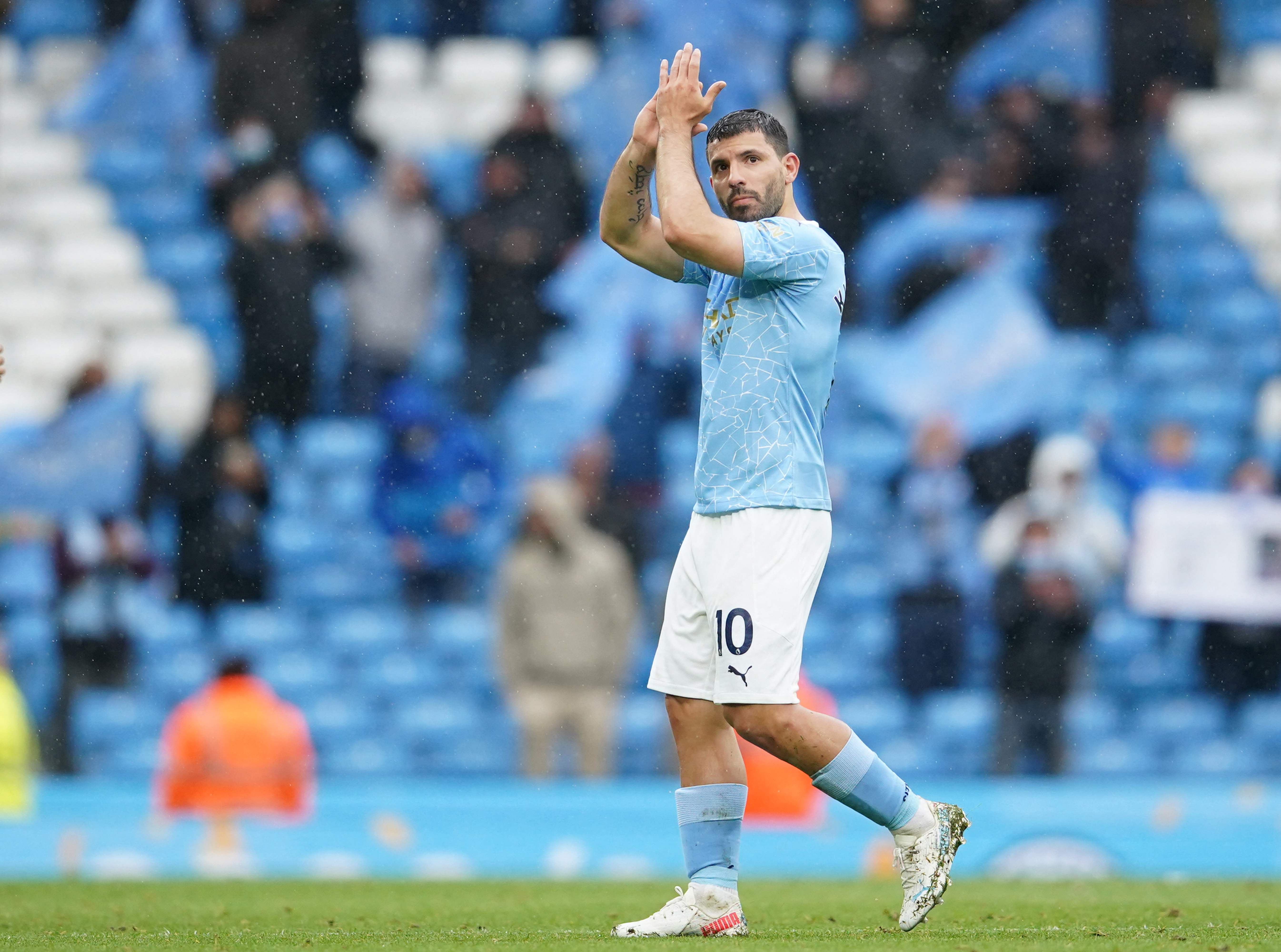Penyerang Manchester City Sergio Aguero