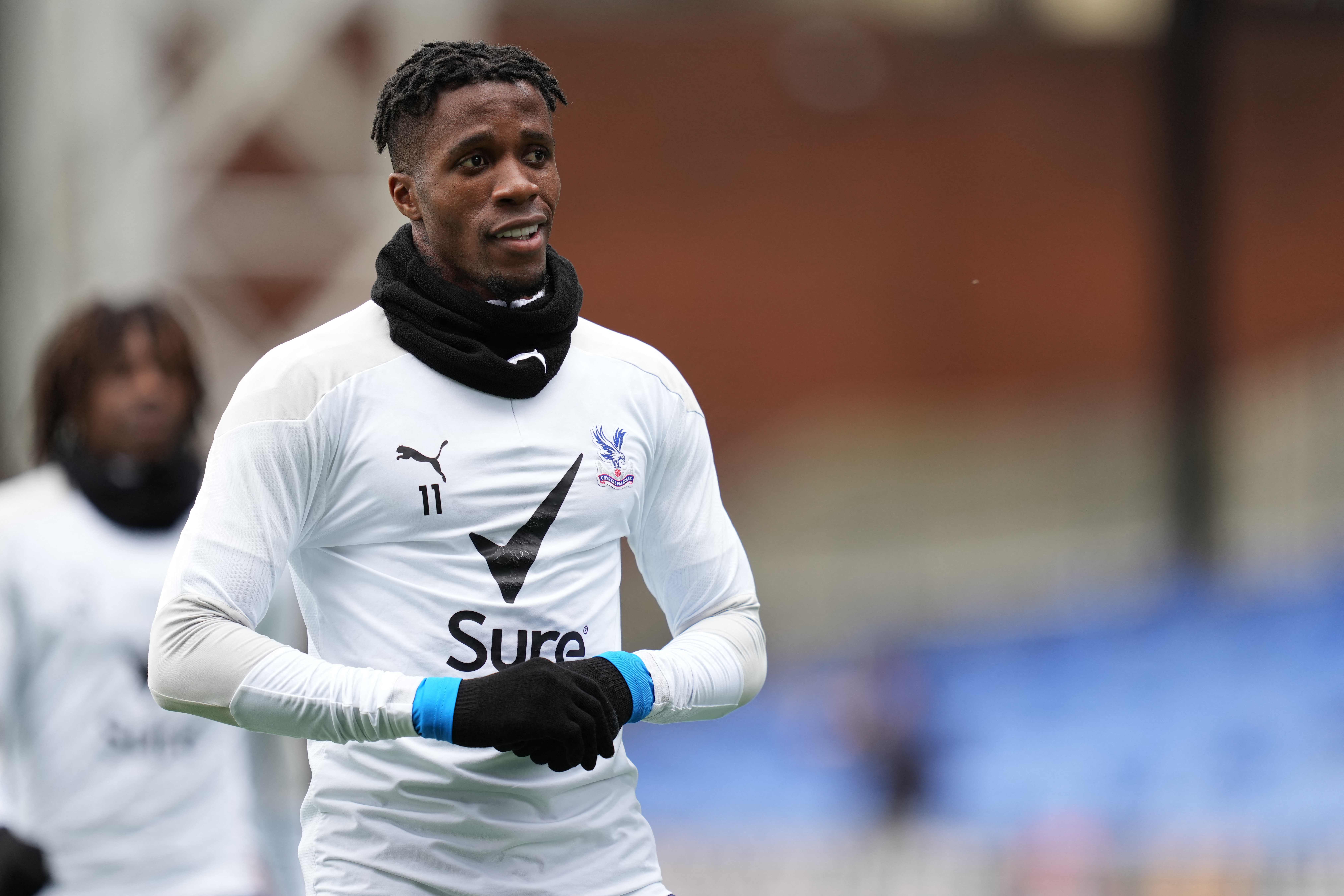 Pemain Crystal Palace Wilfried Zaha.