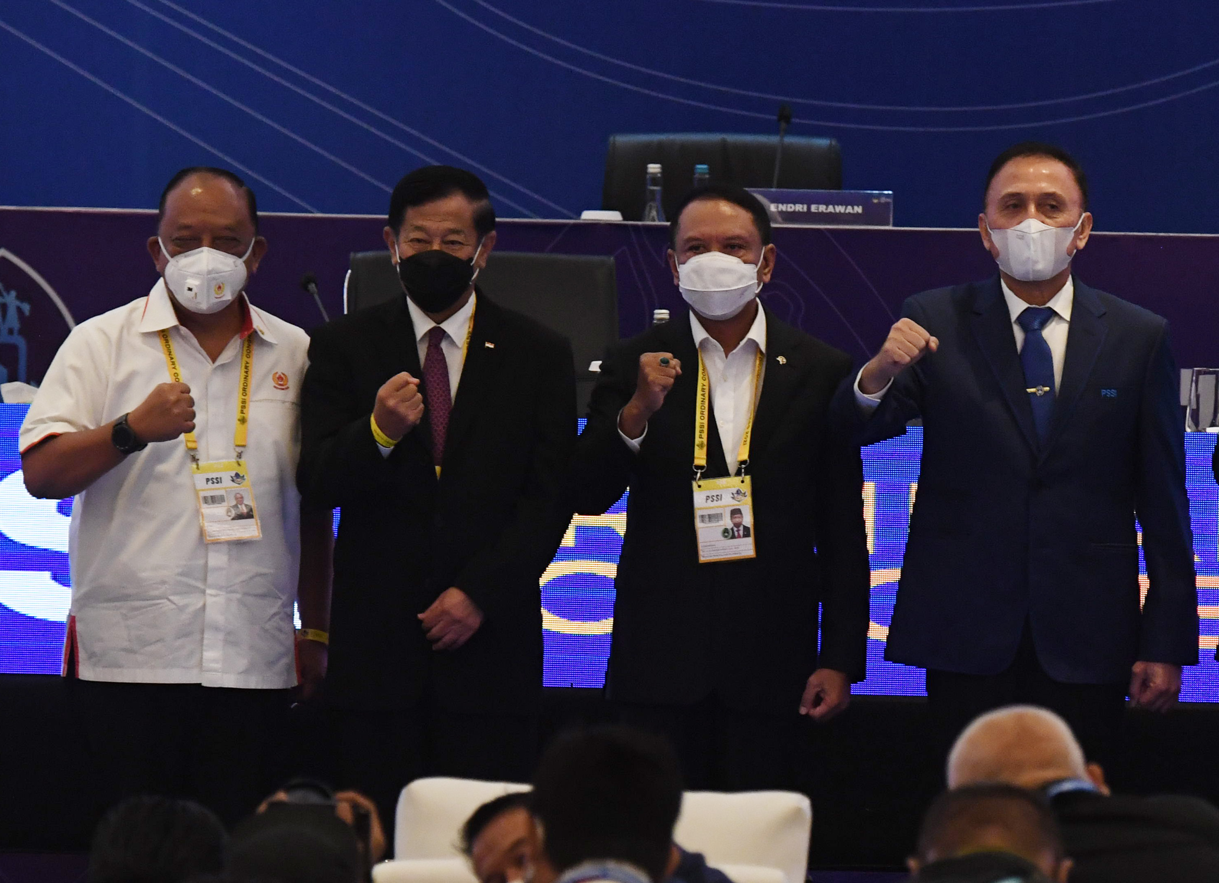 Suasana Kongres Tahunan PSSI 2021