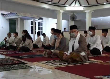 Wapres Salat Id dengan Protokol Kesehatan Ketat