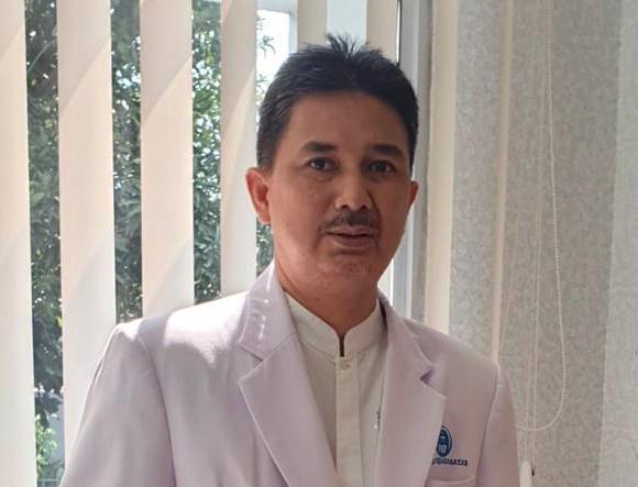 Ketua Perhimpunan Dokter Paru Indonesia (KPDPI), Dr. dr. Agus Dwi Susanto, Sp.P(K), FAPSR, FISR. 