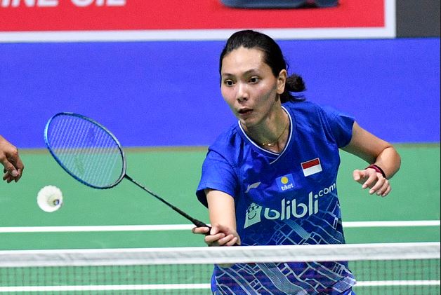 Pebulu tangkis ganda campuran Indonesia Gloria Emanuelle Widjaja.