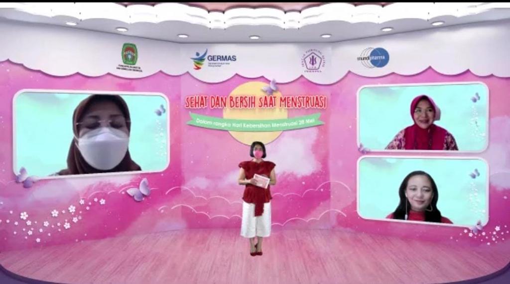 Webinar ‘Sehat dan Bersih Saat Menstruasi’ yang diikuti oleh 1.000 perempuan Indonesia.