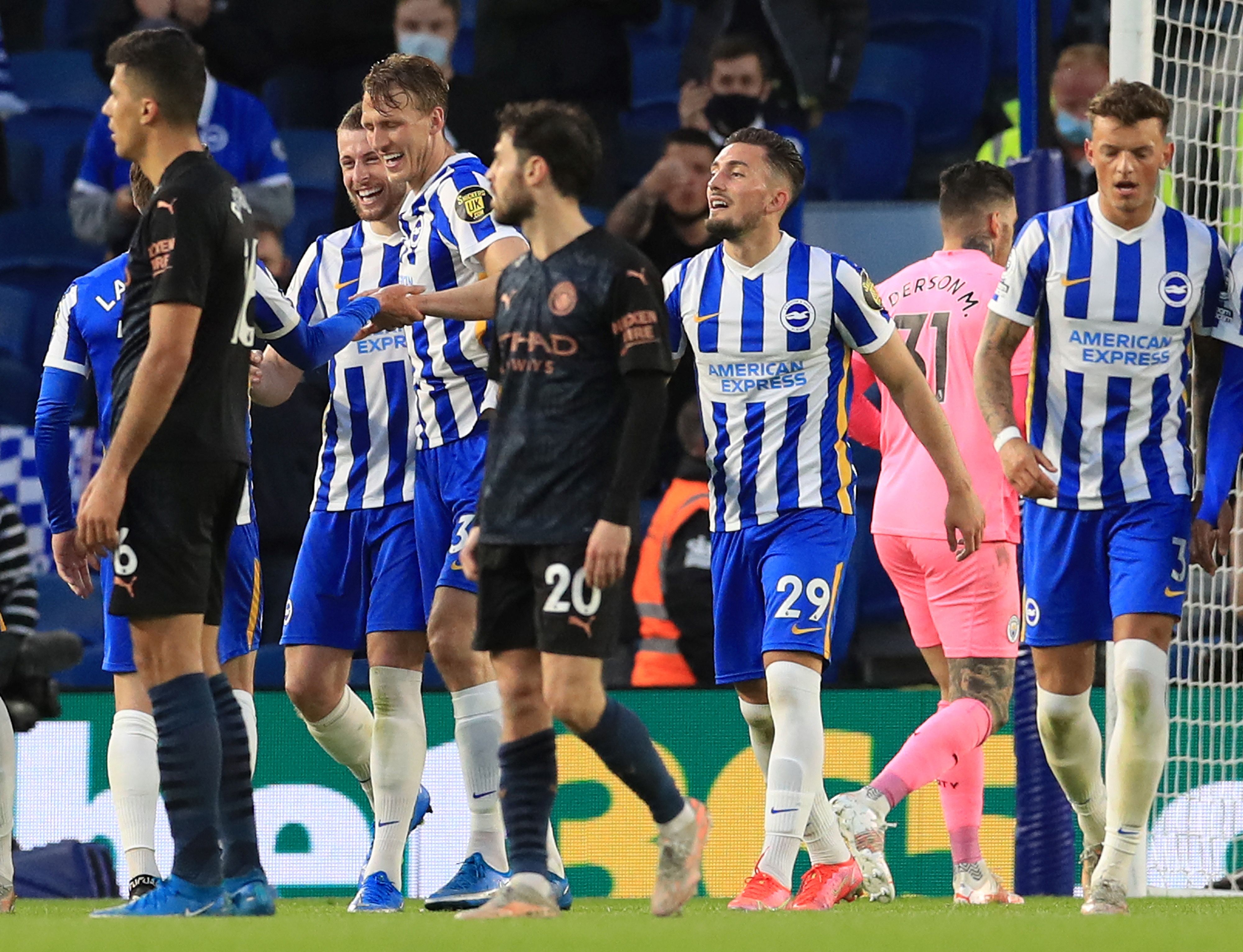Brighton Hentikan Rekor Kemenangan Tandang Manchester City