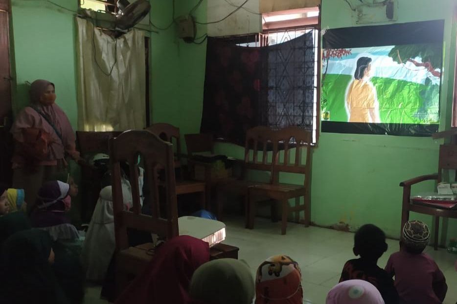 BAZNAS Gelar Nonton Bareng Kisah Nabi Ibrahim di Rumah Quran Abepantai Jayapura