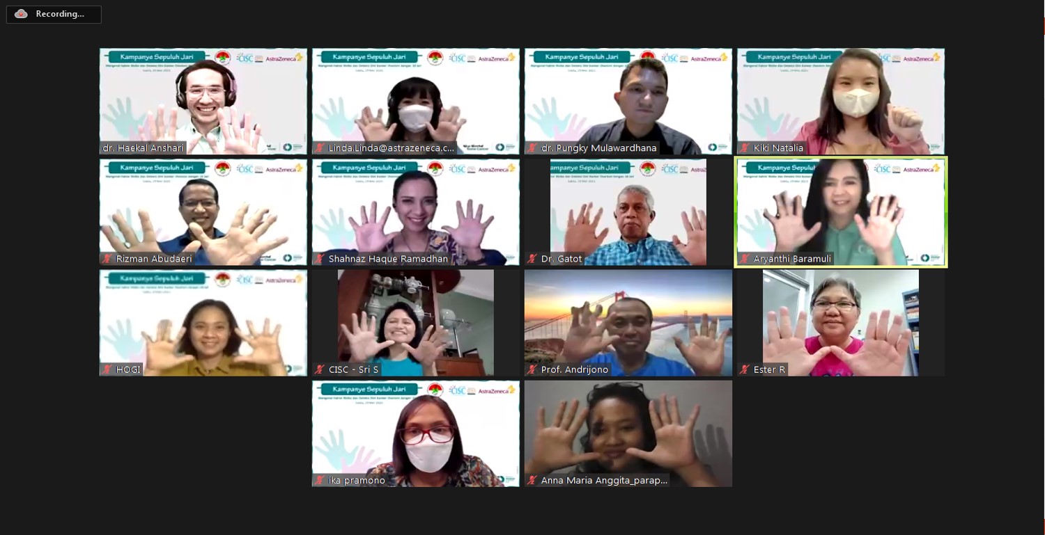 Kampanye 10 Jari untuk Kenali Risiko & Deteksi Dini Kanker Ovarium