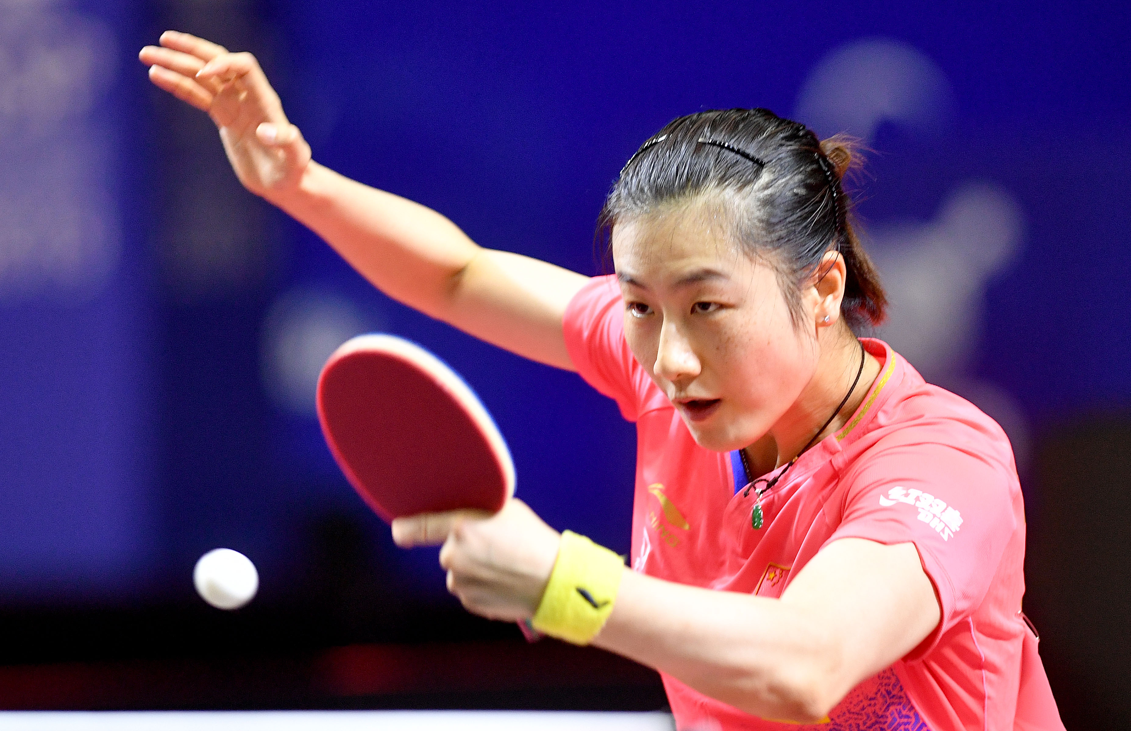 Petenis asal Tiongkok Liu Shiwen yang juga juara dunia tenis meja 2019 dan juara lima kali Piala Dunia Tenis Meja.       