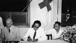 Dokumentasi foto sejarah pendirian Palang Merah Indonesia