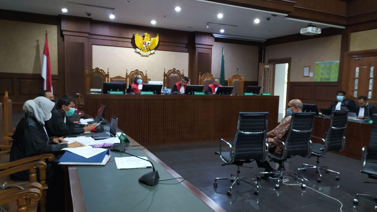 Suasana persidangan di Tipikor