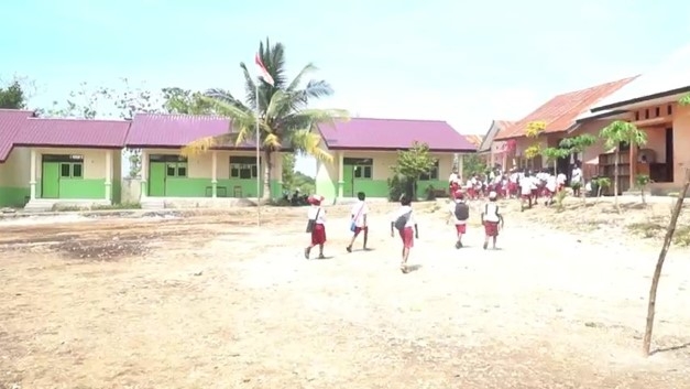 SDN Sumba Barat yang mendapat bantuan dalam kampanye #Ciptakansekolahaman