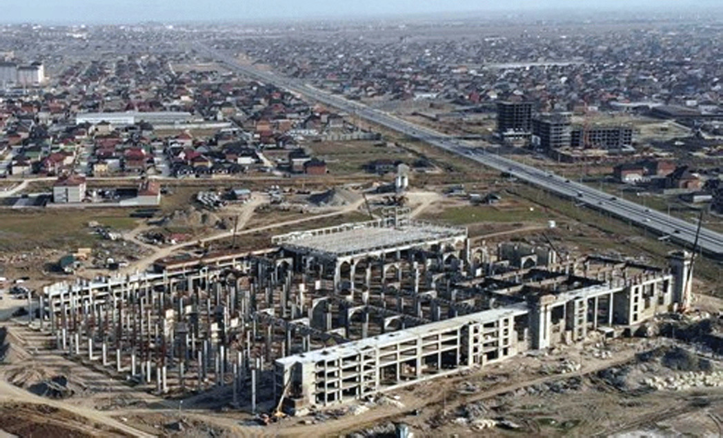 Bentang lahan proyek pembangunan Pusat Spritual Islam yang diberi nama Pusat Spiritual Nabi Isa Alaihi Salam.