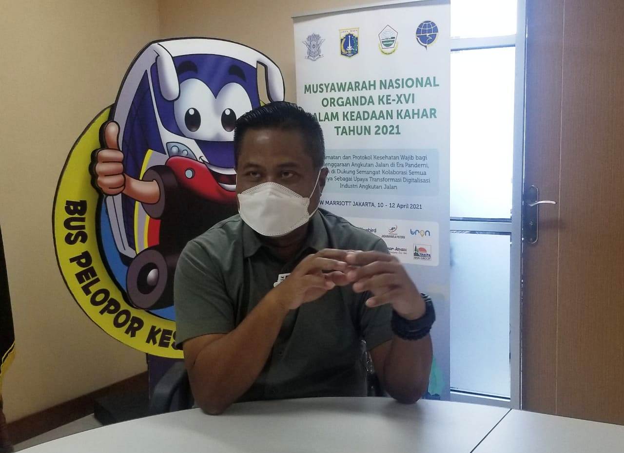 Sekretaris Jenderal Organisasi Angkutan Darat (Organda) Ateng Haryono.