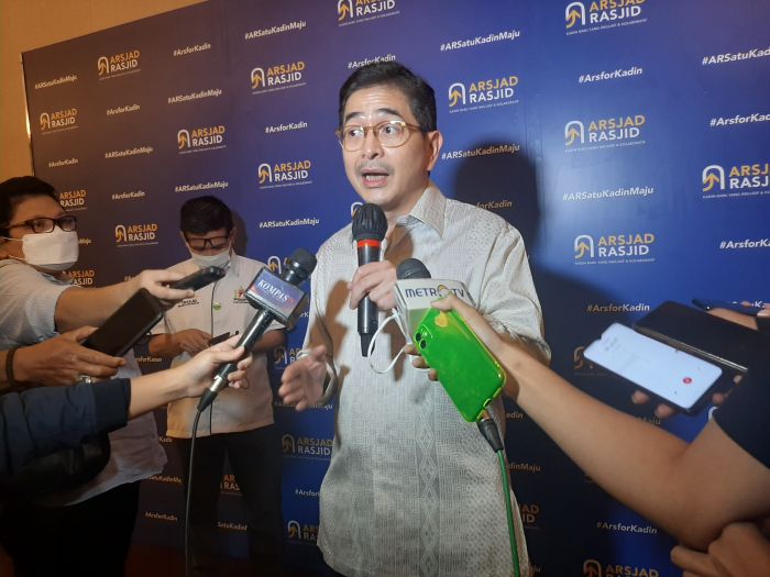 Calon Ketua Umum Kamar Dagang dan Industri Indonesia (Kadin) Arsjad Rasjid.