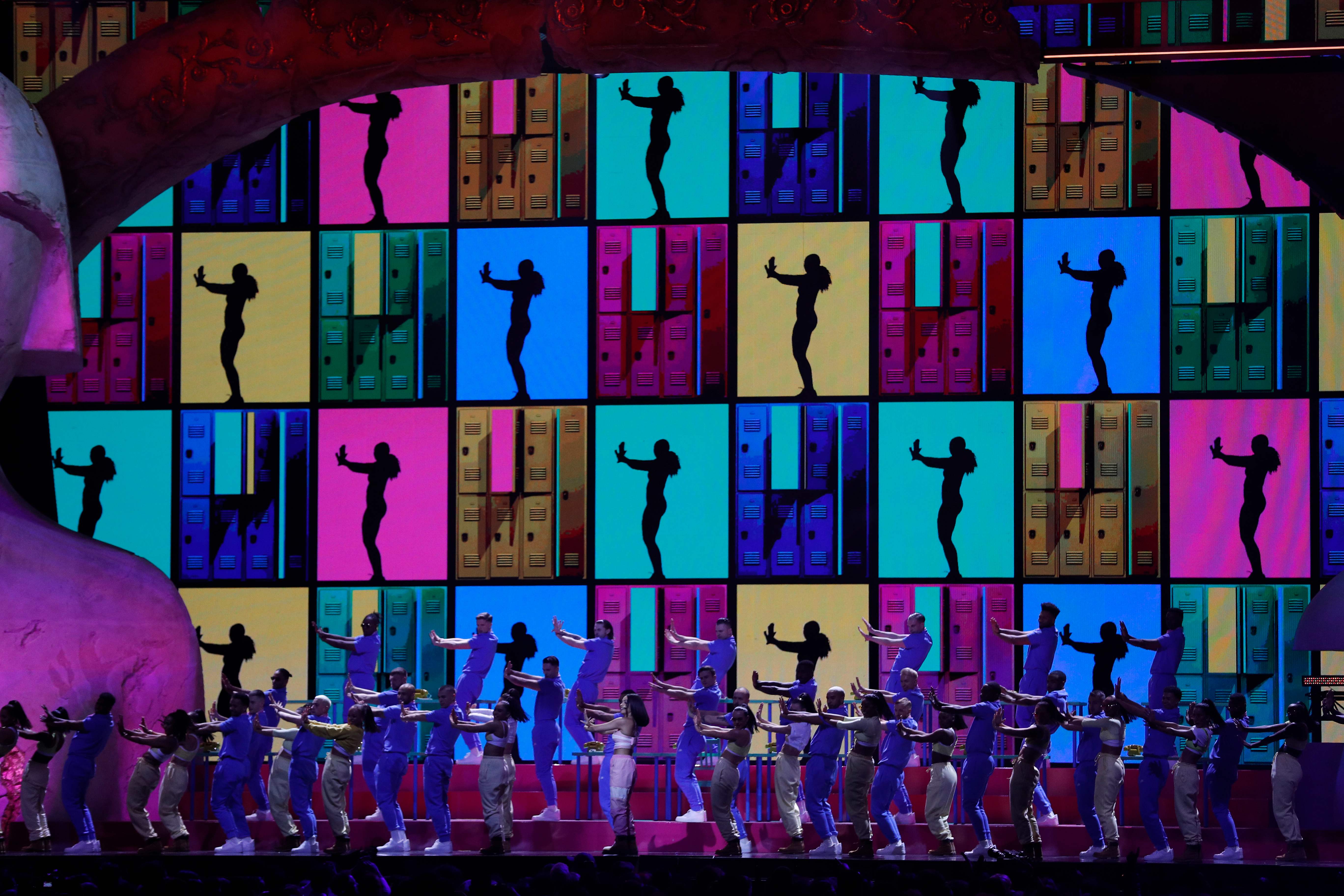 Suasana BRIT Awards pada Februari 2020.