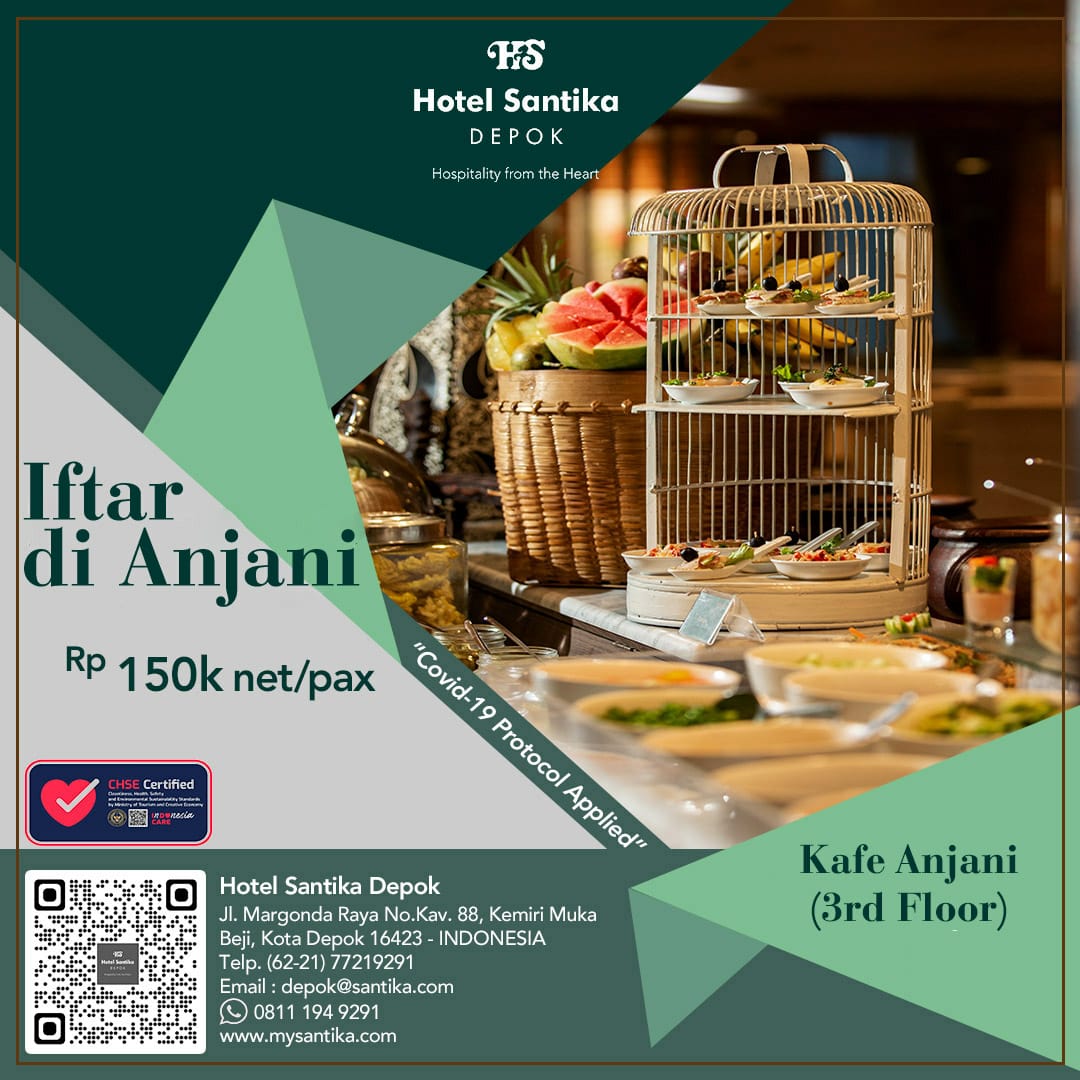 Bonus Berkah di Bulan Ramadan Bersama Santika Indonesia