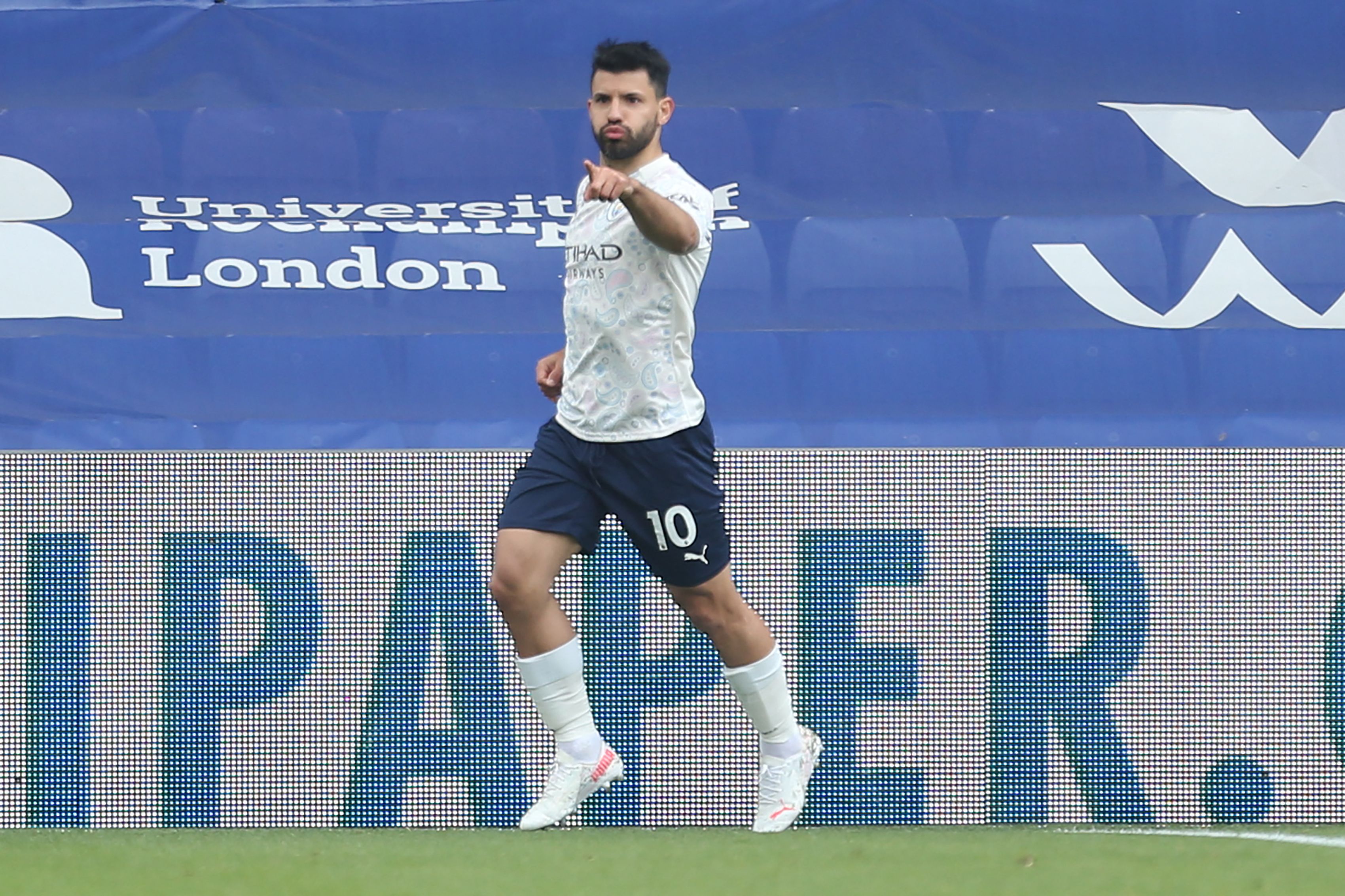 Penyerang Manchester City Sergio Aguero