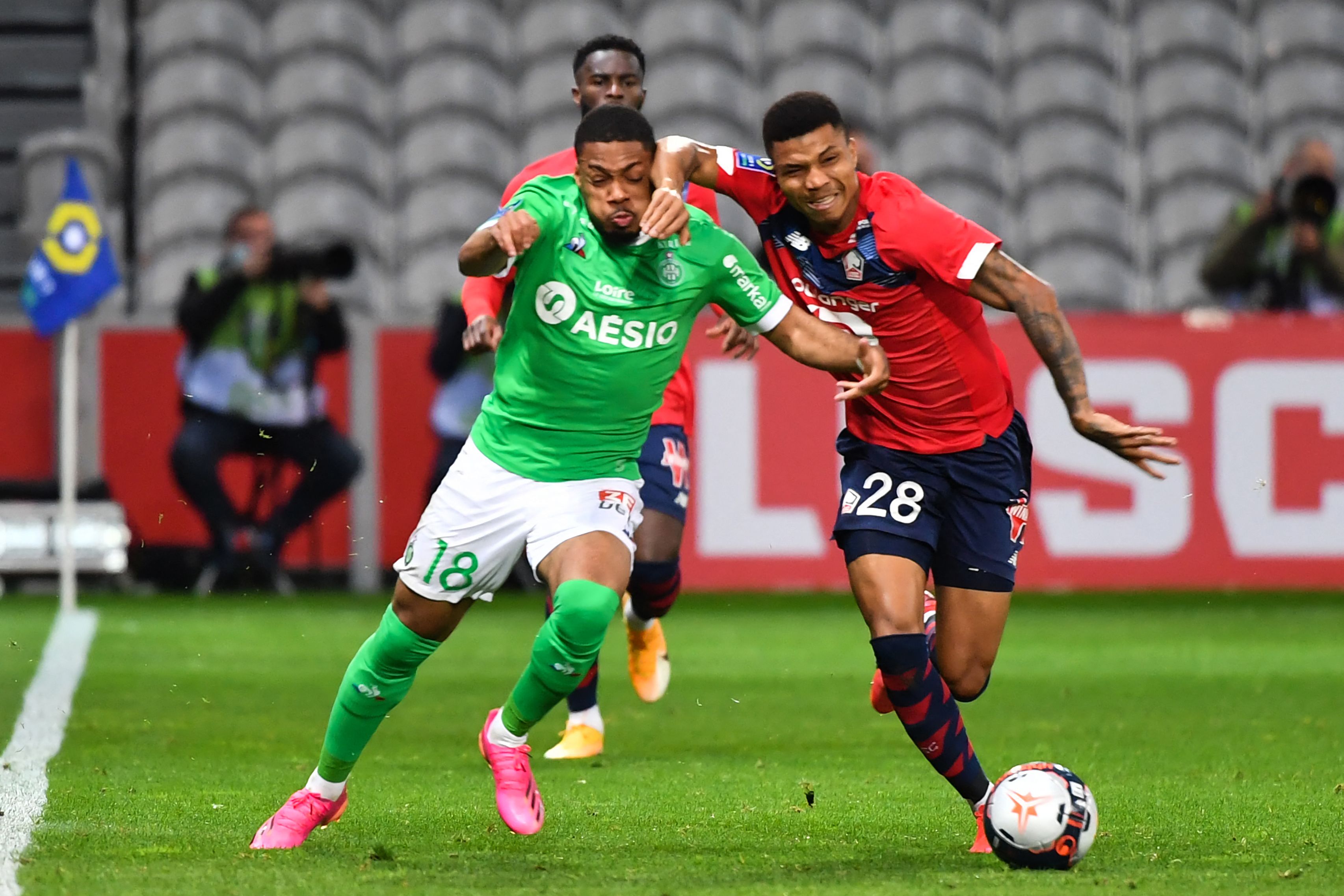 Laga Ligue 1 antara Lille dan Saint-Etienne