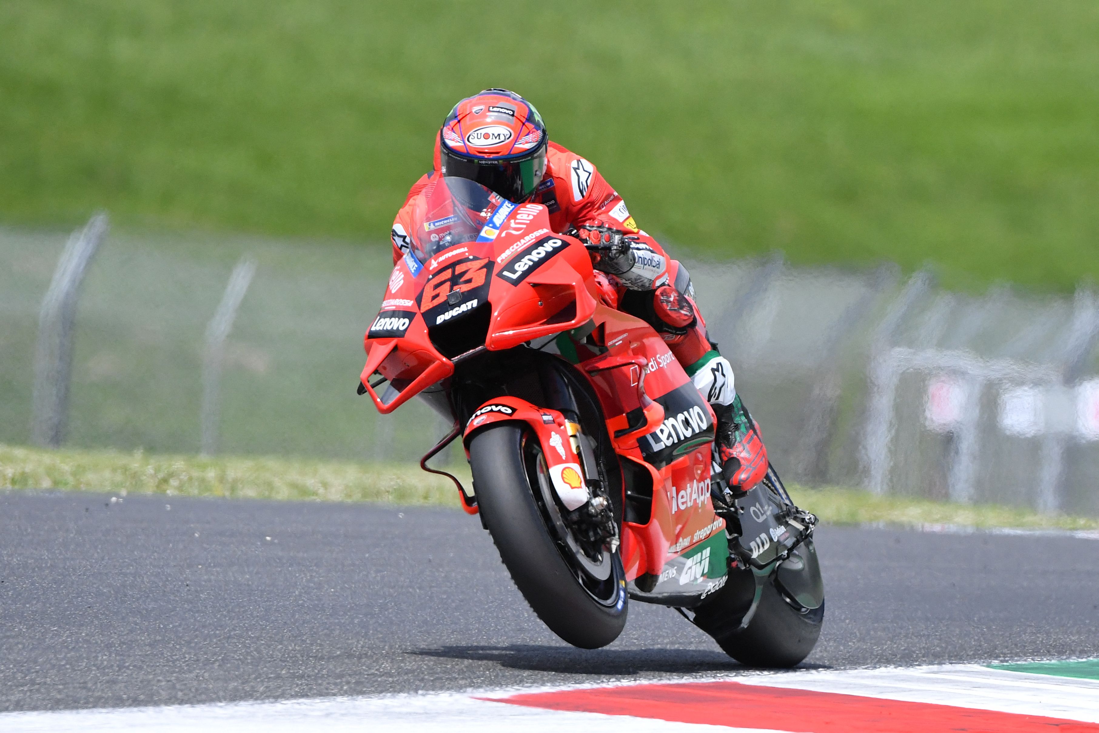 Pembalap Ducati Francesco Bagnaia