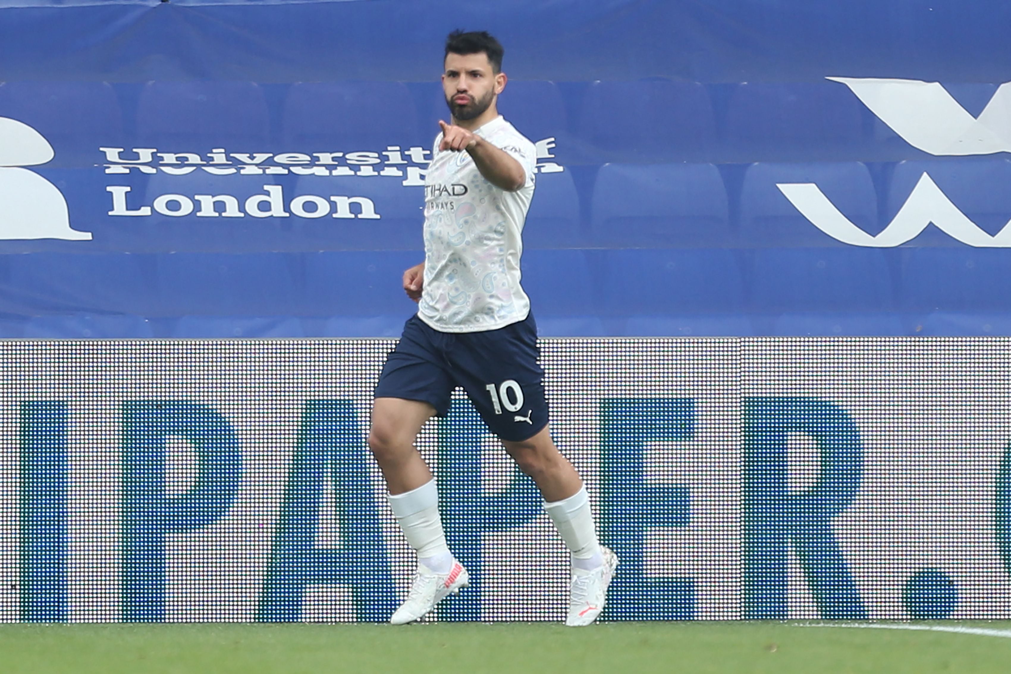 Penyerang Manchester City Sergio Aguero