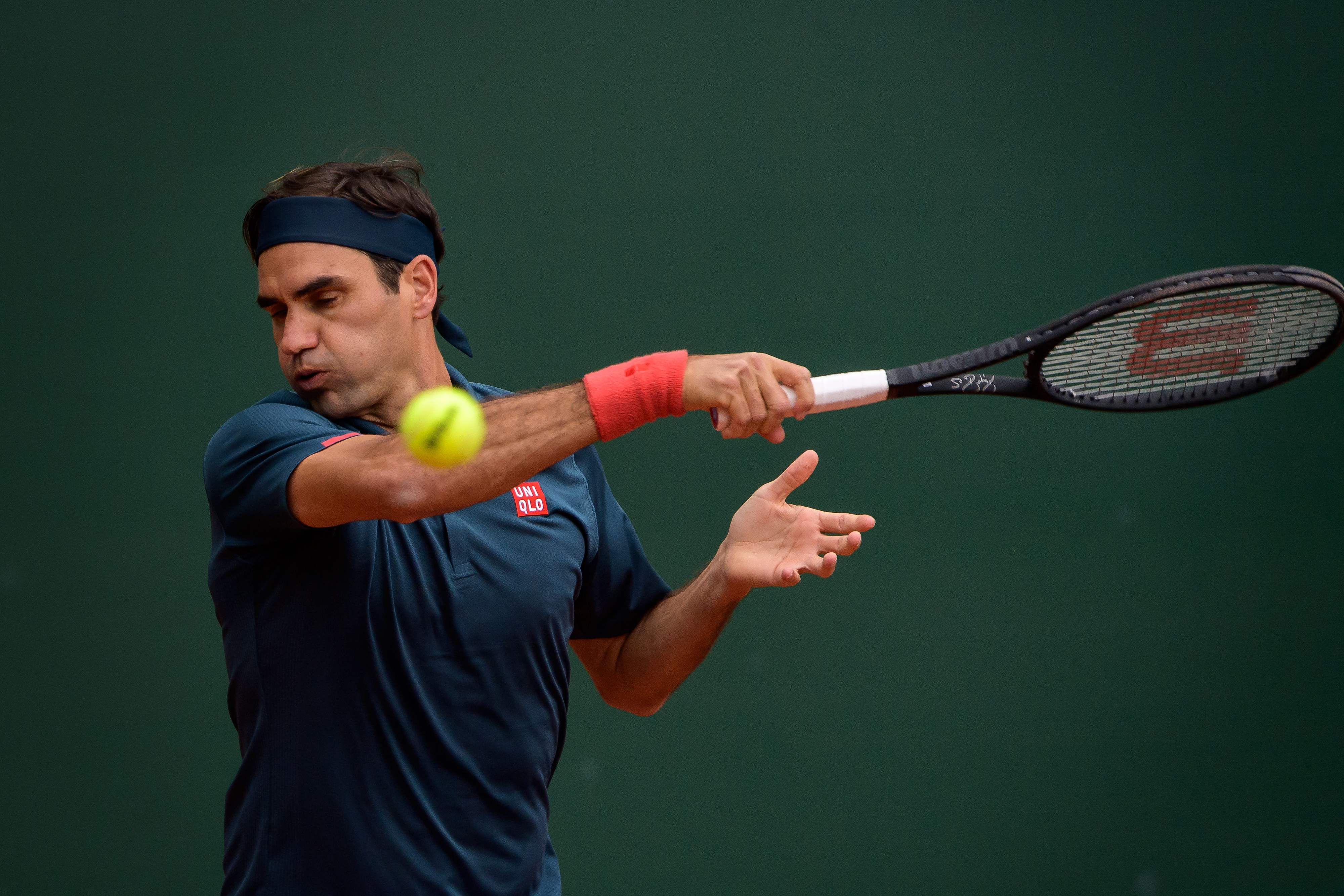 Petenis Swiss Roger Federer